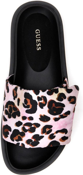 Guess - Maat 37 - Fabetzy Dames Slippers - Leopard