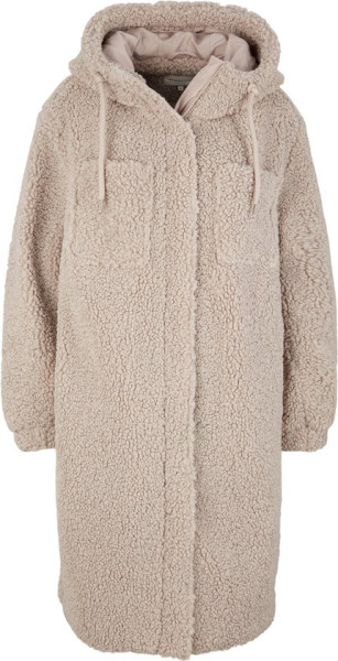 TOM TAILOR - Maat M - hooded teddy coat Dames Jas