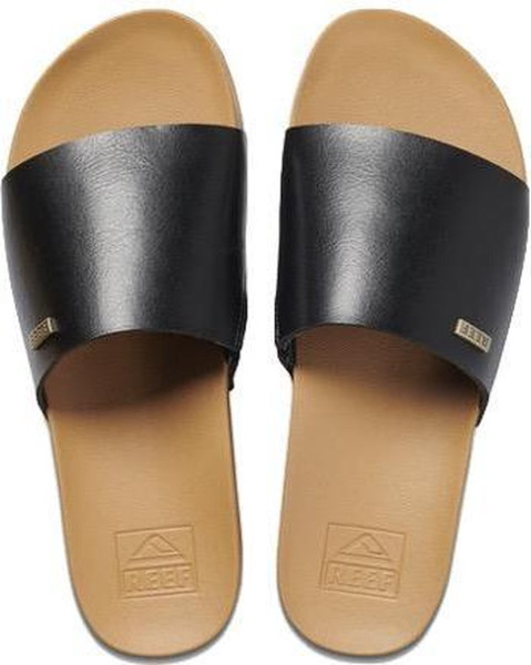 Reef Cushion Scout - Maat 41 - Dames Slippers - Black/Natural