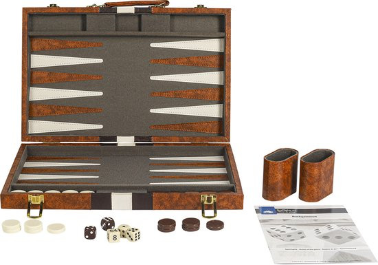 Buffalo Backgammon Piping bruin (38x24)