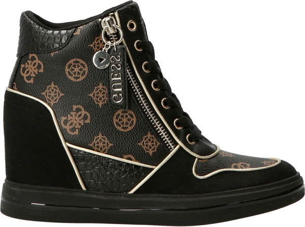 Guess - Maat 36 - Nangy Dames Sneakers - Brown/Black