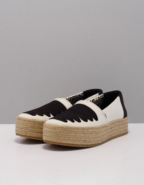 TOMS Espadrilles -maat 41- Dames / Instappers / Damesschoenen - Canvas - Valencia - Gebroken wit com