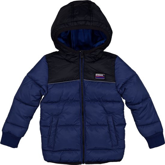 Vingino - 104 - baby jongens winterjas Toby Blue