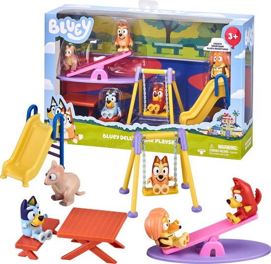 BLUEY - Bluey's Speeltuin - Deluxe Speelset