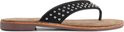 PS Poelman - Maat 37 - Dames Slippers met Studs - Nyx - Zwart