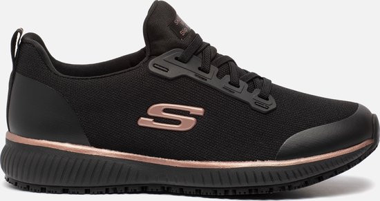 Skechers - mt 41 - Squad Sr Dames Sneakers - Zwart