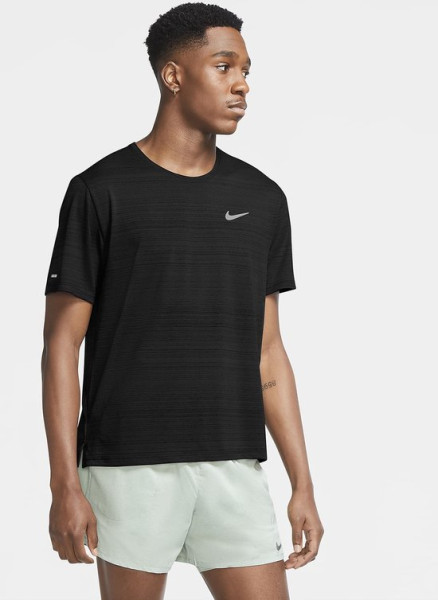 Nike Maat L Dri-FIT Miler Sportshirt Heren