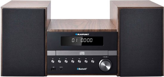 Blaupunkt - Micro HiFi Systeem Stereo Systeem met Bluetooth en Afstandsbediening Compact Systeem FM