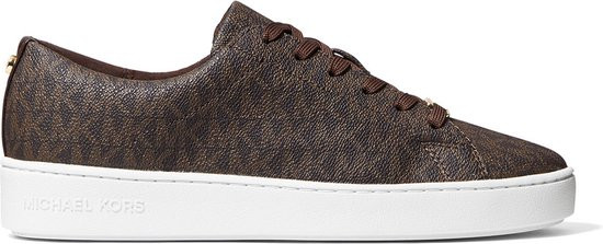 Michael Kors - maat 36- Keaton Lace Up Dames Sneakers - Brown