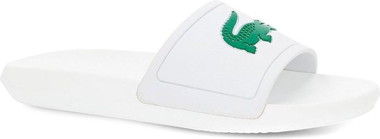 Lacoste Croco - maat 42- Slide Heren Slippers - Wit