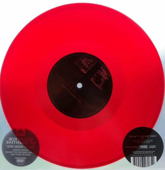 Bullet For My Valentine - Don't Need You (12" Vinyl Single) (Coloured Vinyl) (Limited Edition)