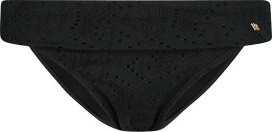 Beachlife - 44 - Black Embroidery omslag bikinibroekje - dames - Maat 44