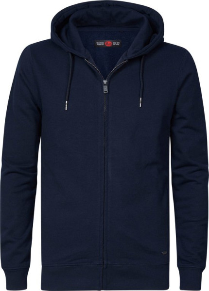 Petrol Industries - Maat S - Heren Essential Zip Hoodie - Blauw