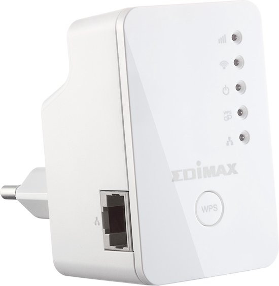 Edimax EW-7438RPNMINI Draadloze Repeater/extender N300 2.4 Ghz 10 100 Mbit Wit