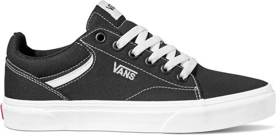 Vans Seldan -maat 37- Dames Sneakers - (Canvas) Black/White