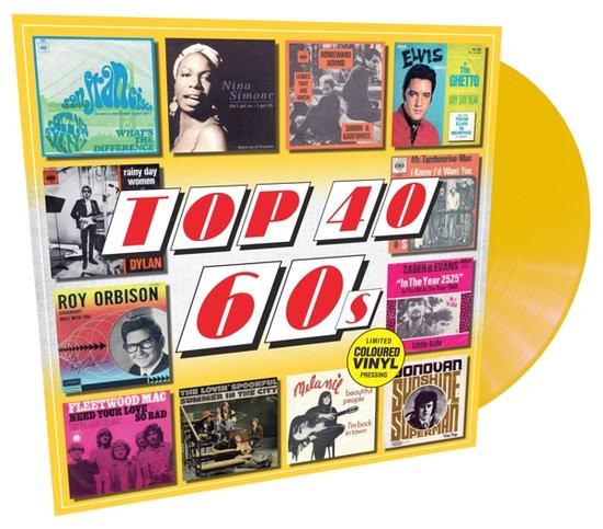 Various - TOP 40 - 60s (coloured) (LP)