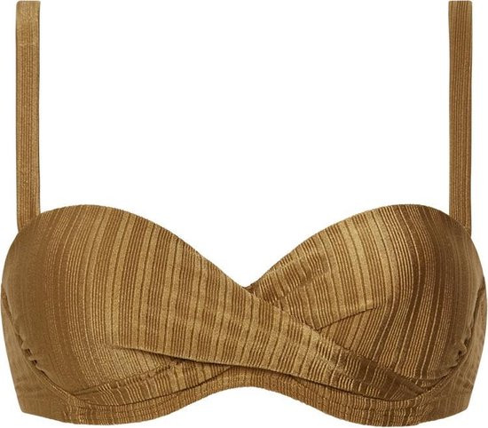 Beachlife Maat 36E Dull Gold Bikinitop met beugel Dames -