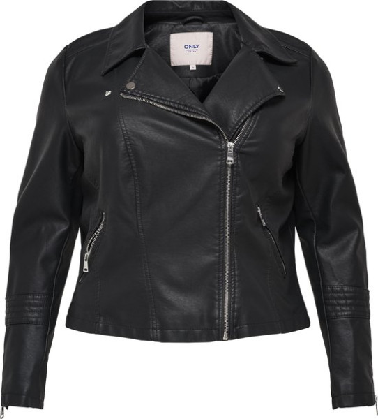 ONLY - Maat 54 - CARMAKOMA CAREMMY FAUX LEATHER BIKER NOOS Dames Jas