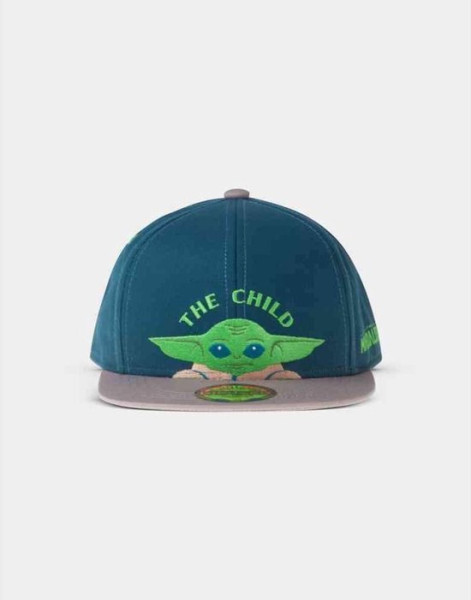 Star Wars - The Mandalorian Snapback pet kinderen - Blauw/Grijs