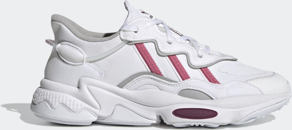 adidas - maat 40 - Ozweego W Dames Sneakers - White/Rose