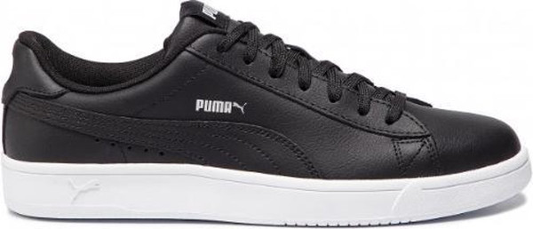 PUMA Court Breaker Derby L - Maat 40 -Sneakers Unisex - Puma Black / Silver / Puma White