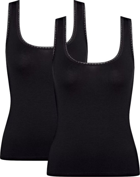 Sloggi - Maat M - Dames GO 2-Pack Tank Top 10209426/0004