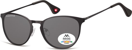 Montana MP88 - Zonnebril - cat eye - zwart- polarizerend