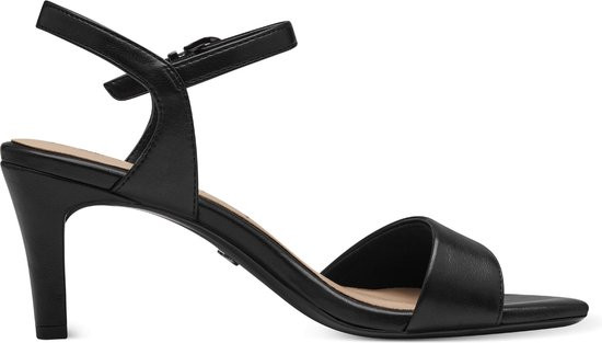 Tamaris Essentials - maat 41 - Dames Sandalen - BLACK MATT