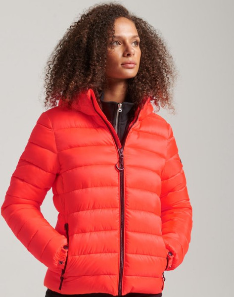 Superdry Maat XS Superdry Hooded Classic Fuji Puffer Dames Jas