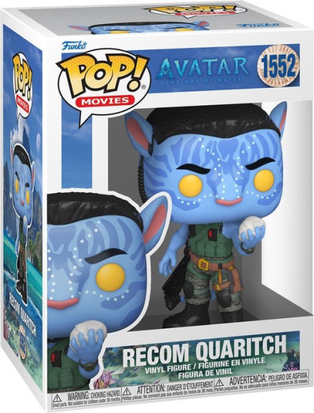 Funko Pop #1552 Pop Movies: Avatar - Recom Quaritch