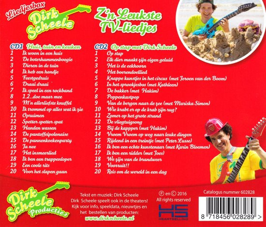 Dirk Scheelde - Liedjesbox - Z'N Leukste Tv-Liedjes - CD