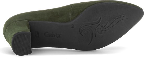 Gabor - Maat 40,5 - Dames Pumps - groen