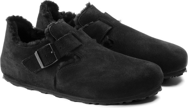 Birkenstock - maat 42- London VL Shearling Nar Dames Clogs - Black