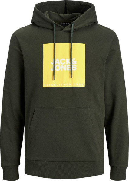 JACK&JONES - Maat S - JJLOCK SWEAT HOOD Heren Trui