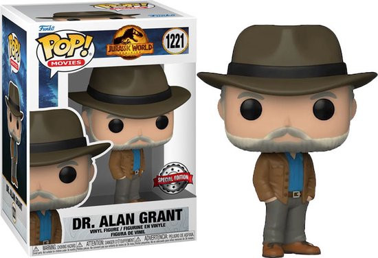 funko pop #1221 Jurassic World - Dr. Alan Grant Exclusive Special Edition