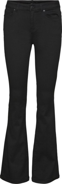 Vero Moda - Maat W28 X L34 - Jeans Vmpeachy Mr Flared Black Dames