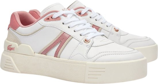 Lacoste L002 Evo - maat 39 - Dames Sneakers - Wit/Roze