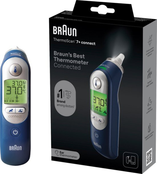 BRAUN IRT6575NWE - Braun ThermoScan® 7+ connect Oorthermometer