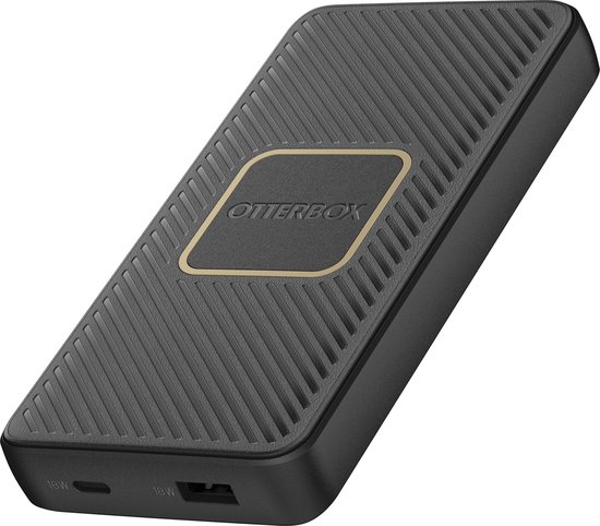 OtterBox Dual port fast charge Powerbank 10.000 mAh - 18W + 10W draadloos - Zwart