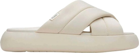 TOMS - maat 37-38- Dames Alpargata Mallow Crossover Slippers Beige