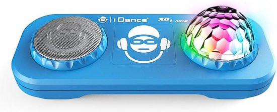 iDance XD2BL Bluetooth Party Systeem met Disco LED-Verlichting - Blauw