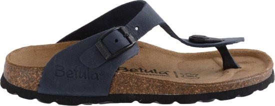 Betula Rose - Slippers - Unisex - Maat 33 - Donkerblauw/Bruin