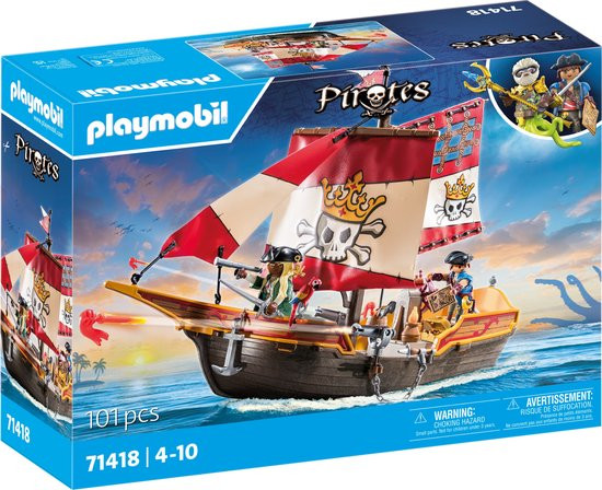 PLAYMOBIL Pirates Piratenschip - 71418