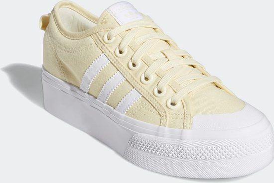 adidas Nizza -maat 38 2/3- Platform W Dames Sneakers - Yellow