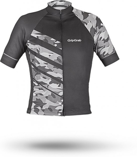 GripGrab - Maat XXS - Race Jersey Men's Fietsshirt - Grijs Camo