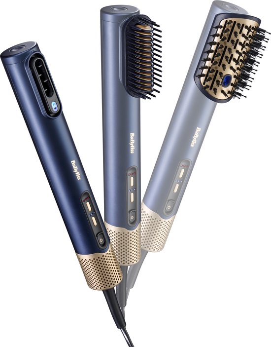 Babyliss 3-in-1 Wet to Dry Air Wand AS6550E Föhn - Drogen / Stylen / Volume - High Speed Digitale Ha