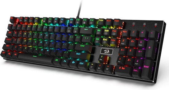 Redragon Gaming mechanische toetsenbord Devarajas K556 RGB - Brown Switch/ Silent Keys | USB-connect