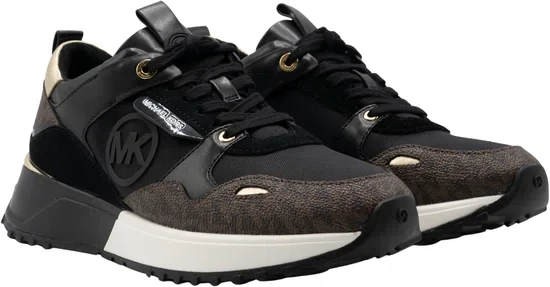 Michael Kors Theo Trainer - maat 38 - Dames Sneakers - Zwart