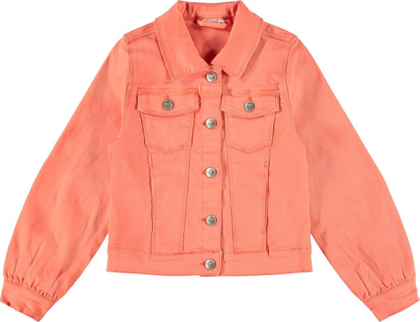 NAME IT KIDS NKFATACCAS TWI JACKET DD - Maat 146 - Meisjes Jas - Oranje