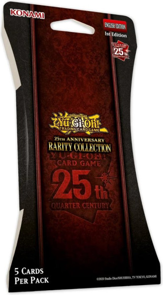 Yu-Gi-Oh! TCG - 25th Anniversary Rarity Collection Booster Pack (Cardboard Blister)